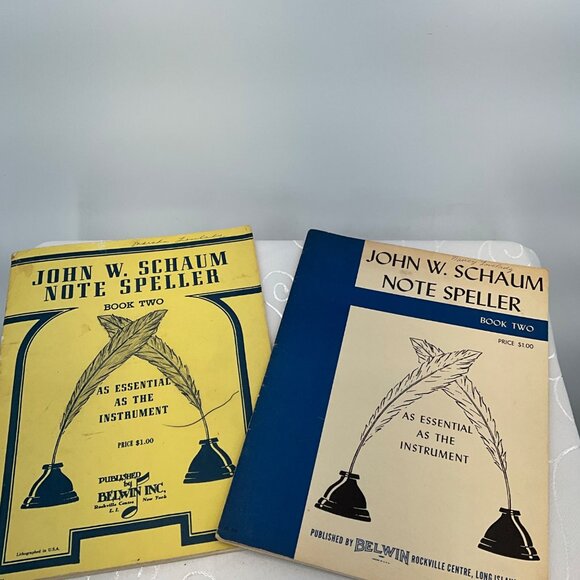 John W. Schaum Note Speller Book Two Piano Instruction Music Theory Education Pu - Picture 1 of 9